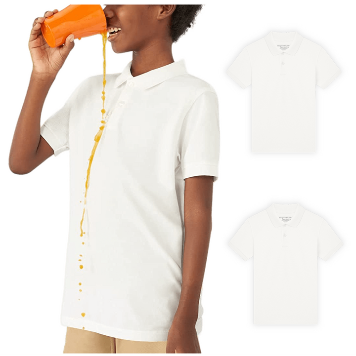 White polo t clearance shirt kids